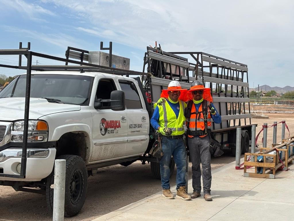 America Glass LLC team at work